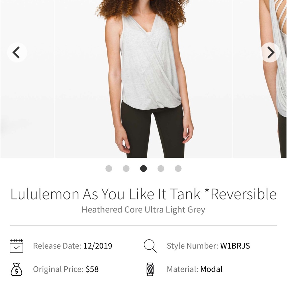 🚨3 for $30🚨 lululemon athletica As You Like It Tank